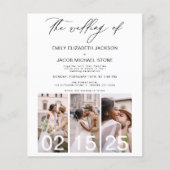 Budget Die Hochzeit von Minimalistischem QR-Code S (Vorderseite)