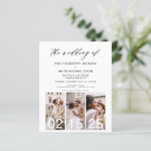 Budget Die Hochzeit von Minimalistischem QR-Code S (Stehend Vorderseite)