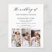 Budget Die Hochzeit von Minimalistischem QR-Code S (Vorderseite)