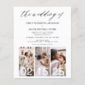 Budget Die Hochzeit von Minimalistischem QR-Code S (Vorderseite)