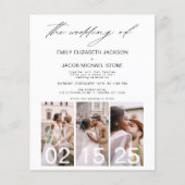 Budget Die Hochzeit von Minimalistischem QR-Code S (Vorderseite)