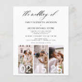 Budget Die Hochzeit von Minimalistischem QR-Code S (Vorderseite)