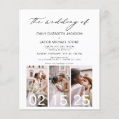 Budget Die Hochzeit von Minimalistischem QR-Code S (Vorderseite)