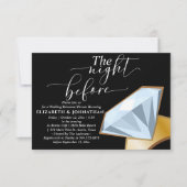 Budget Die Nacht vor dem Probe Einladung (Vorderseite)