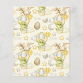 Budget Dinosaur Thema Kinderdusche (Rückseite)