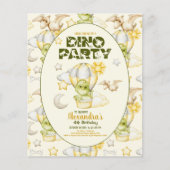 Budget Dinosaur Thema Kinderdusche (Vorderseite)