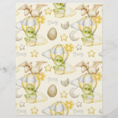 Budget Dinosaur Thema Kinderdusche Flyer (Hinten)