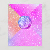 Budget Disco Tanz Geburtstagsfeier (Rückseite)