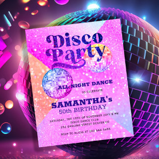 Budget Disco Tanz Geburtstagsfeier