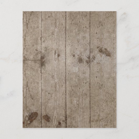 Budget Dockside Rope Rustic Hochzeit Einladung (Rückseite)