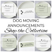 Budget Dog Green Moving Announcement