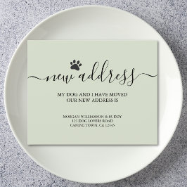 Budget Dog Green Moving Announcement