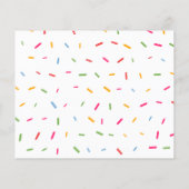 Budget Donut Grow up Niedliche Geburtstag Sprinkle (Rückseite)