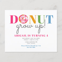 Budget Donut Grow up Niedliche Geburtstag Sprinkle