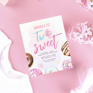 Budget Donut Two Sweet Girls 2. Geburtstag