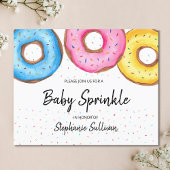 Budget Donuts Baby Sprinkle Einladung