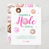 BUDGET Donuts Danke für das Foto "Hole Bunch" Viel (Vorne/Hinten)