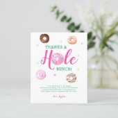 BUDGET Donuts Danke für das Foto "Hole Bunch" Viel (Stehend Vorderseite)