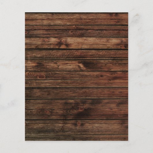 Budget Drive by Brautparty Rustikale Sonnenblumen Flyer (Hinten)