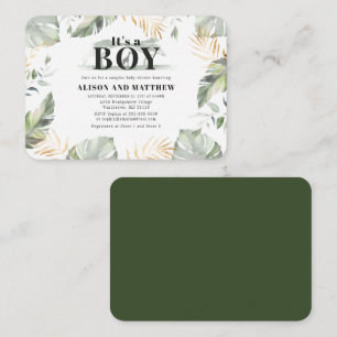 Budget Dschungle Safari Tierbabydusche Einladung