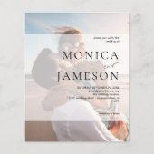 Budget Duo 2 Foto Hochzeit Flyer (Vorne)