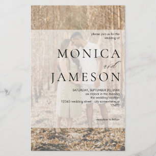 Budget Duo 2 LG Foto Hochzeitsflyer Flyer