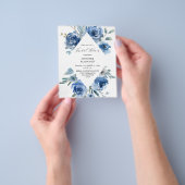 Budget Dusty Blue & Blue Brautparty Flyer (Gruppe)