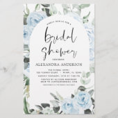 Budget Dusty Blue Brautparty Blumengrün (Vorderseite)