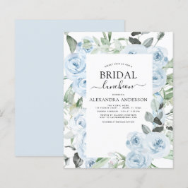 Budget Dusty Blue Brautparty Luncheon