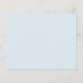 Budget Dusty Blue Floral Moving Ankündigung Flyer (Hinten)