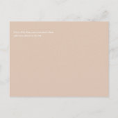 Budget Dusty Blue Floral Wedding Postkarte (Rückseite)