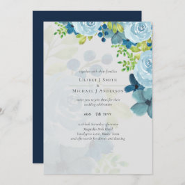 Budget Dusty Blue Flowers Sage Wedding