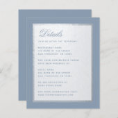 Budget Dusty Blue Imitats Silver Wedding Details C (Vorne/Hinten)