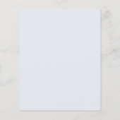 Budget Dusty Blue Monogram Wreath Wedite (Rückseite)