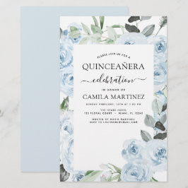 Budget Dusty Blue Quinceañera Blumenladen
