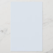 Budget dusty blue rehearsal dinner invitation flyer (Hinten)