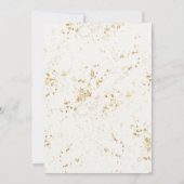 Budget Dusty Elegant Grüne Hochzeit Einladung (Rückseite)