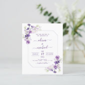 Budget Dusty Lila Wedding Blumengrün (Stehend Vorderseite)