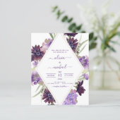 Budget Dusty Lila Wedding Blumengrün (Stehend Vorderseite)