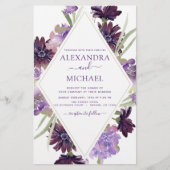 Budget Dusty Lila Wedding Blumengrün (Vorderseite)