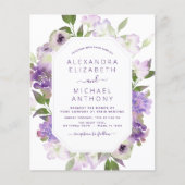 Budget Dusty Lila Wedding Blumengrün (Vorderseite)