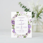 Budget Dusty Lila Wedding Blumengrün (Stehend Vorderseite)