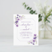 Budget Dusty Lila Wedding Blumengrün (Stehend Vorderseite)