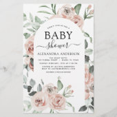 Budget Dusty Pink Baby Dusche Blumenladen (Vorderseite)