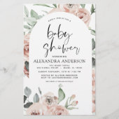 Budget Dusty Pink Baby Dusche Blumenladen (Vorderseite)