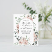 Budget Dusty Pink Brautparty Luncheon (Stehend Vorderseite)