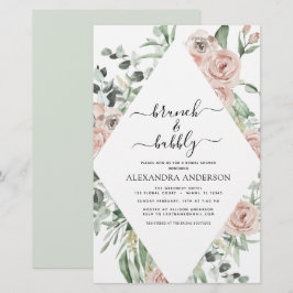 Budget Dusty Pink Brunch & Bubbly Brautparty