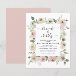 Budget Dusty Pink Brunch & Bubbly Brautparty