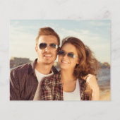 Budget Dusty Pink Calligraphy Foto Wedding V2 (Rückseite)