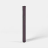 Budget Dusty Plum mit Namen iPhone Hülle (Rechte Seite)